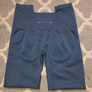 Slate Blue Contour Seamless Leggings